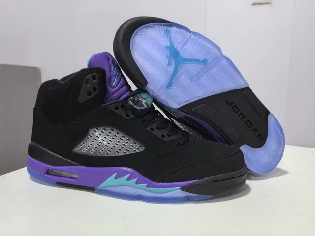 Air Jordan 5 Retro V Grape Black